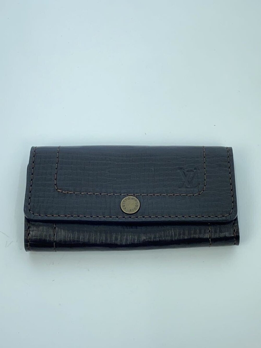 LOUIS VUITTON Multicles Utah Key Case Wallet Brown